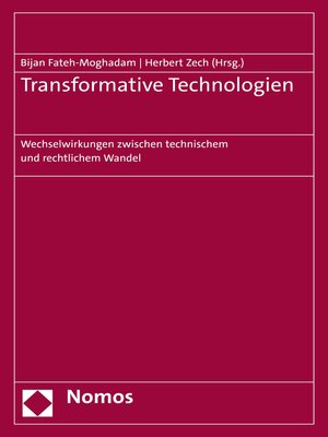 cover image of Transformative Technologien